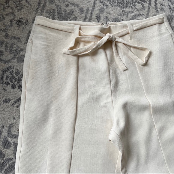 Camilla and Marc Ivory Tie Front Pants - Picture 2 of 7